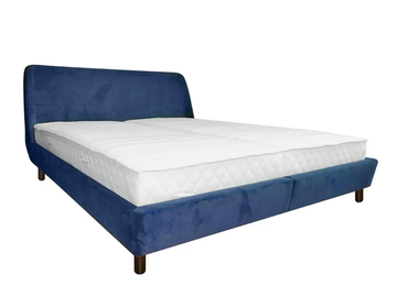 LALUNE - Fabric double bed with upholstered headboard by Christine Kröncke Interior Design - view 2